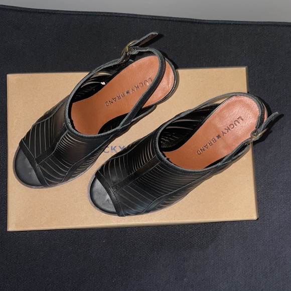 Lucky Brand Leather Heels - Picture 2 of 4